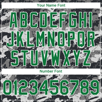 Custom Camo Kelly Green-White 3D Mexico Mexican Flag Sports Pullover Sweatshirt Salute To Service Hoodie