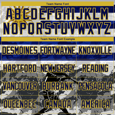 Custom Camo Navy-Yellow 3D Uruguay Uruguayan Flag Sports Pullover Sweatshirt Salute To Service Hoodie