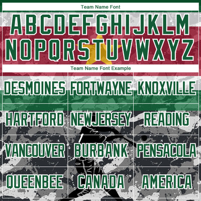 Custom Camo Kelly Green-White 3D Suriname Surinamese Flag Sports Pullover Sweatshirt Salute To Service Hoodie