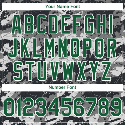 Custom Camo Kelly Green-White 3D Suriname Surinamese Flag Sports Pullover Sweatshirt Salute To Service Hoodie