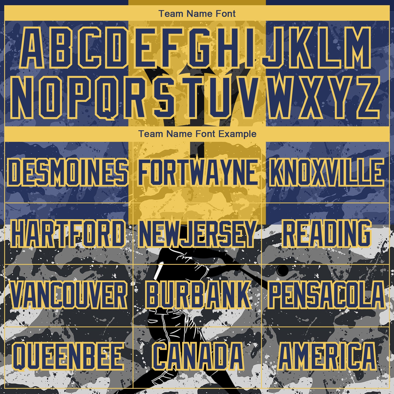 Custom Camo Yellow-Navy 3D Barbados Barbadian Flag Sports Pullover Sweatshirt Salute To Service Hoodie