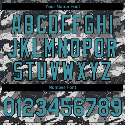 Custom Camo Teal-Black 3D Bahamas Bahamian Flag Sports Pullover Sweatshirt Salute To Service Hoodie