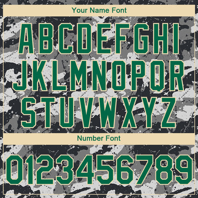 Custom Camo Kelly Green-Cream 3D Mexico Vintage Mexican Flag Sports Pullover Sweatshirt Salute To Service Hoodie