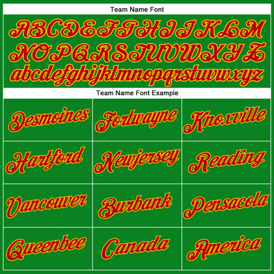 Custom Stitched Grass Green Red-Gold Funny Christmas 3D Sports Pullover Sweatshirt Hoodie