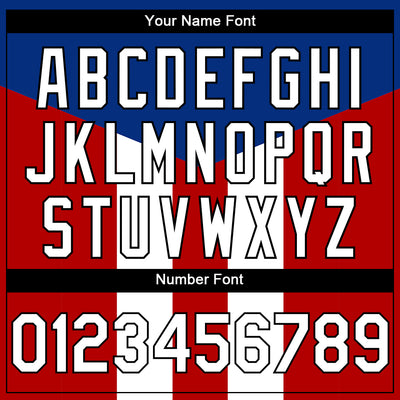 Custom Red Royal-Black 3D Puerto Rico Puerto Rican Flag Sports Pullover Sweatshirt Hoodie