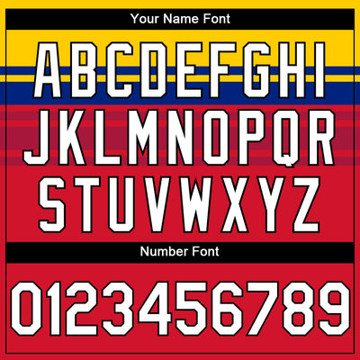 Custom Red Gold Royal-Black 3D Venezuela Venezuelan Flag Sports Pullover Sweatshirt Hoodie