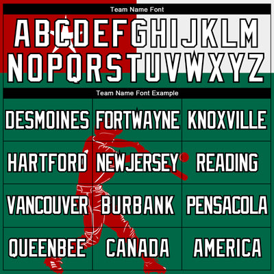 Custom Kelly Green Red-Black 3D Suriname Surinamese Flag Sports Pullover Sweatshirt Hoodie