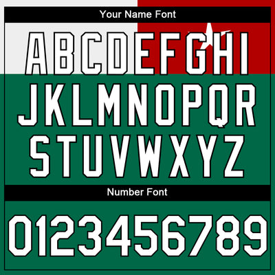 Custom Kelly Green Red-Black 3D Suriname Surinamese Flag Sports Pullover Sweatshirt Hoodie