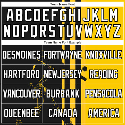 Custom Gold White-Black 3D Barbados Barbadian Flag Sports Pullover Sweatshirt Hoodie