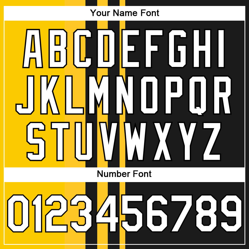 Custom Gold White-Black 3D Barbados Barbadian Flag Sports Pullover Sweatshirt Hoodie