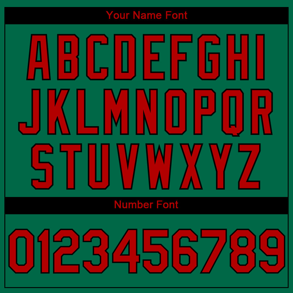 Custom Kelly Green Red Gold-Black 3D Dominic Dominican Flag Sports Pullover Sweatshirt Hoodie