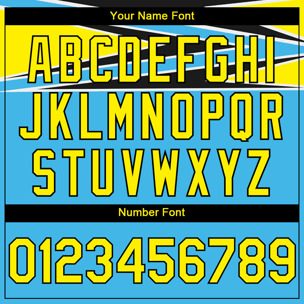 Custom Sky Blue Light Yellow-Black 3D Saint Lucia Saint Lucian Flag Sports Pullover Sweatshirt Hoodie