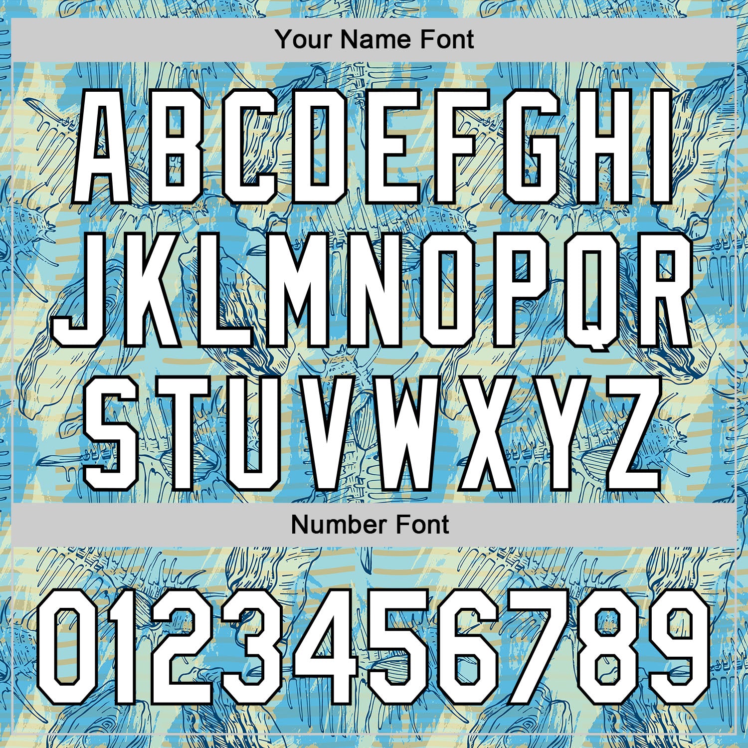 Custom Panther Blue White-Black 3D Tropical Beach Hawaii Flower Authentic Baseball Jersey