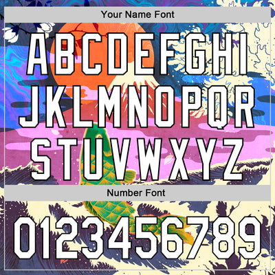 Custom Dark Purple White-Black 3D Syntetyc Cyber Koi Authentic Baseball Jersey