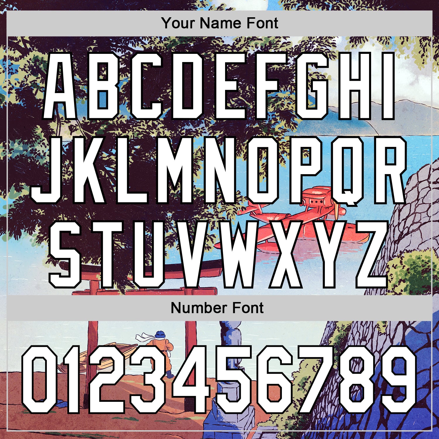 Custom Sky Blue White-Black 3D Syntetyc The Red Plane Authentic Baseball Jersey