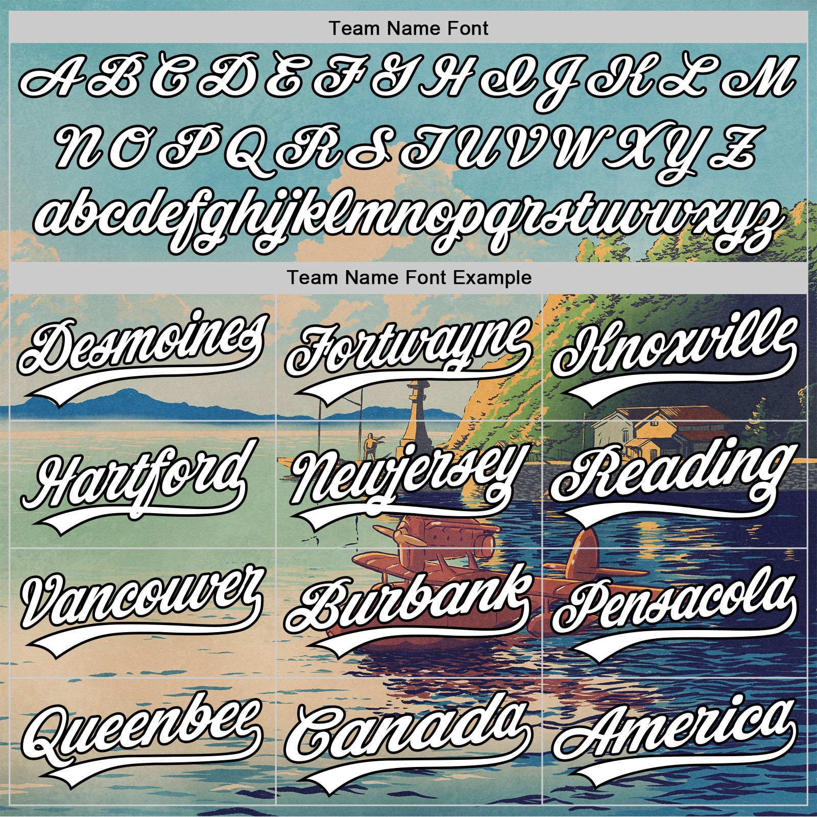 Custom Shadow Blue White-Black 3D Syntetyc Sunset Plane Authentic Baseball Jersey