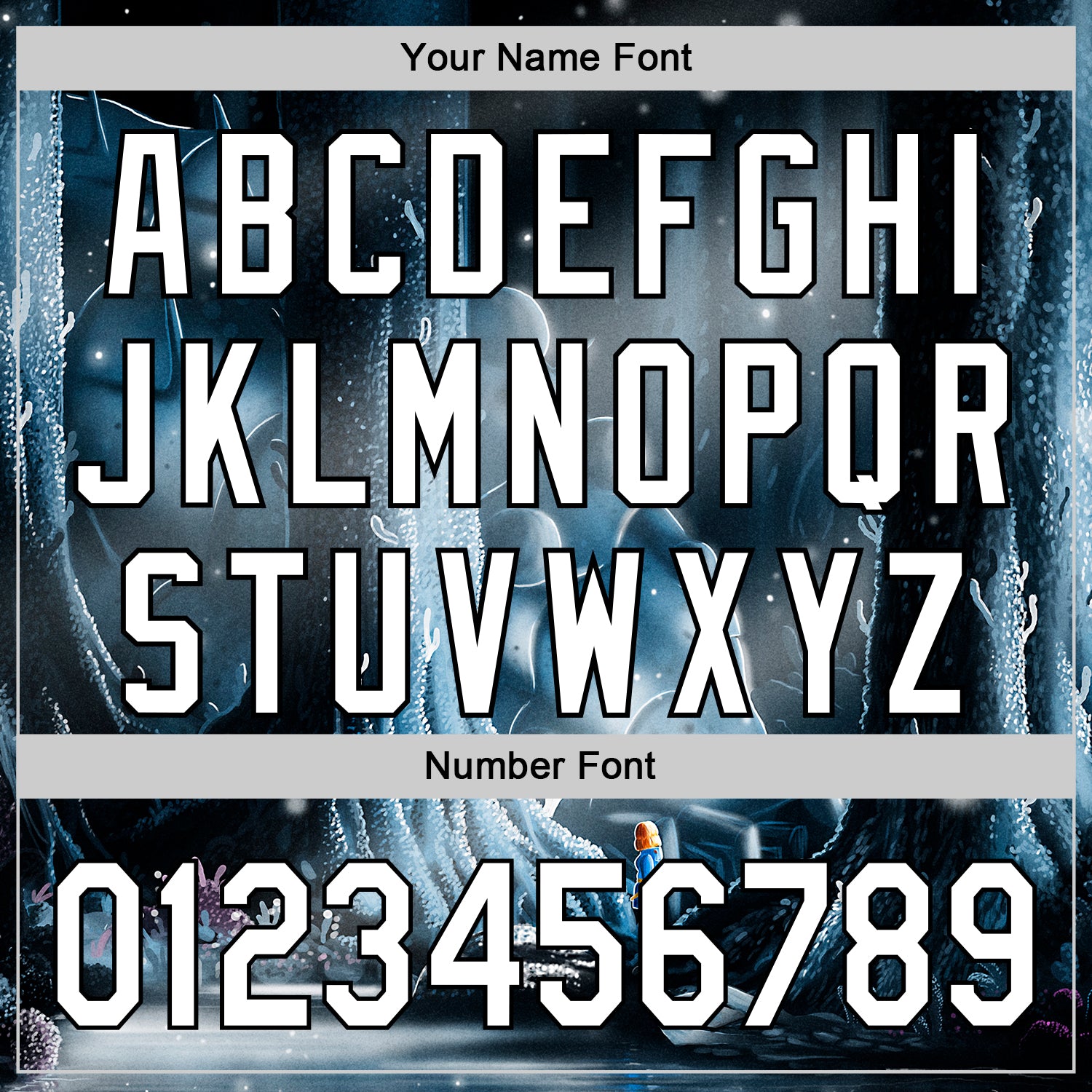 Custom Black White 3D Syntetyc Toxic Forest Authentic Baseball Jersey