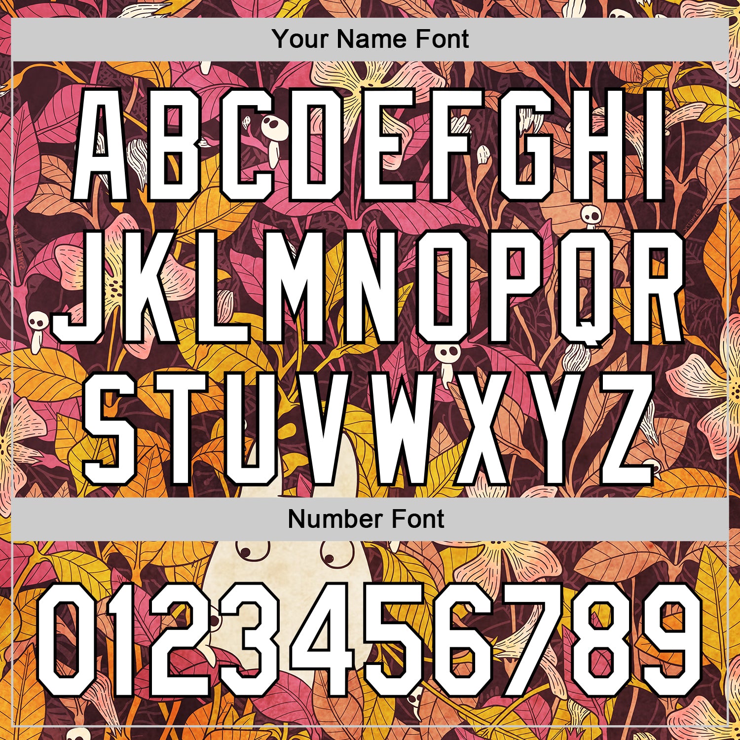 Custom Black White 3D Syntetyc Chibi Floral Authentic Baseball Jersey