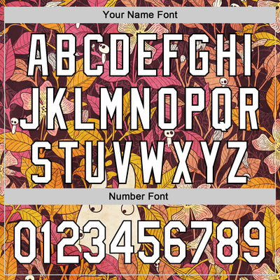 Custom Black White 3D Syntetyc Chibi Floral Authentic Baseball Jersey