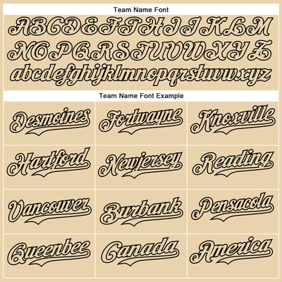 Custom City Cream Old Gold-Black 3D Revzzz Holyshit Authentic Baseball Jersey