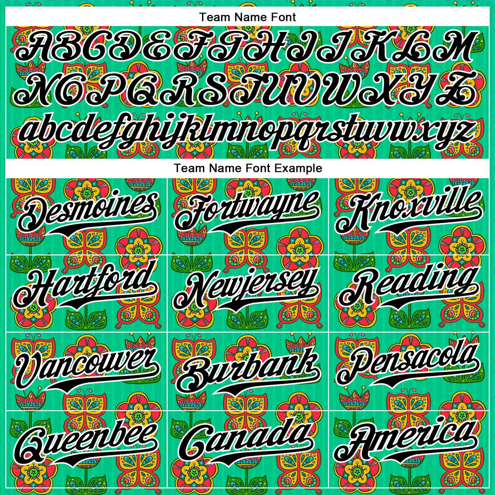 Custom Green Black-White 3D Emi Bee Butterfly Flower Authentic Baseball Jersey