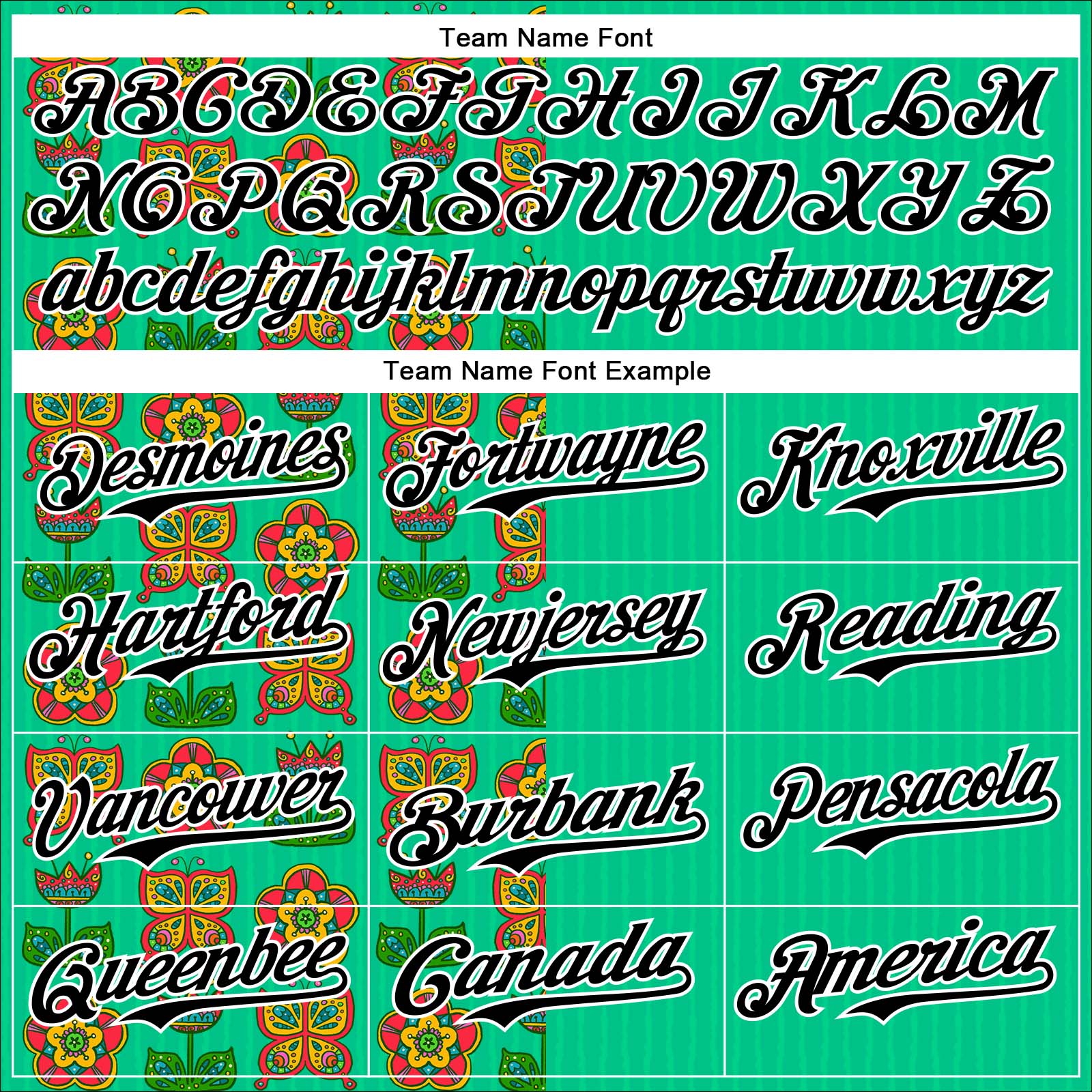 Custom Green Black-White 3D Emi Bee Butterfly Flower Authentic Baseball Jersey