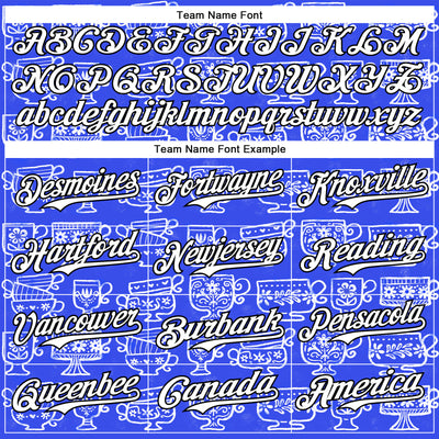 Custom Thunder Blue White-Black 3D Emi Bee Fika Mugs Authentic Baseball Jersey