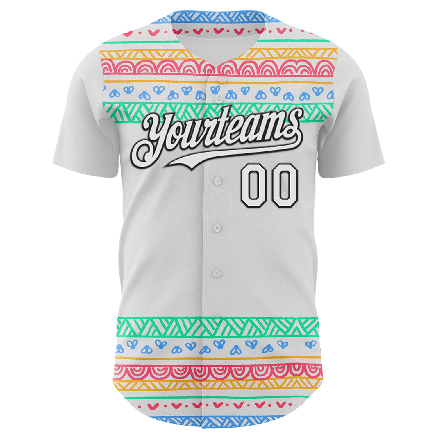 Custom White Black 3D Emi Bee Froget About It Authentic Baseball Jersey