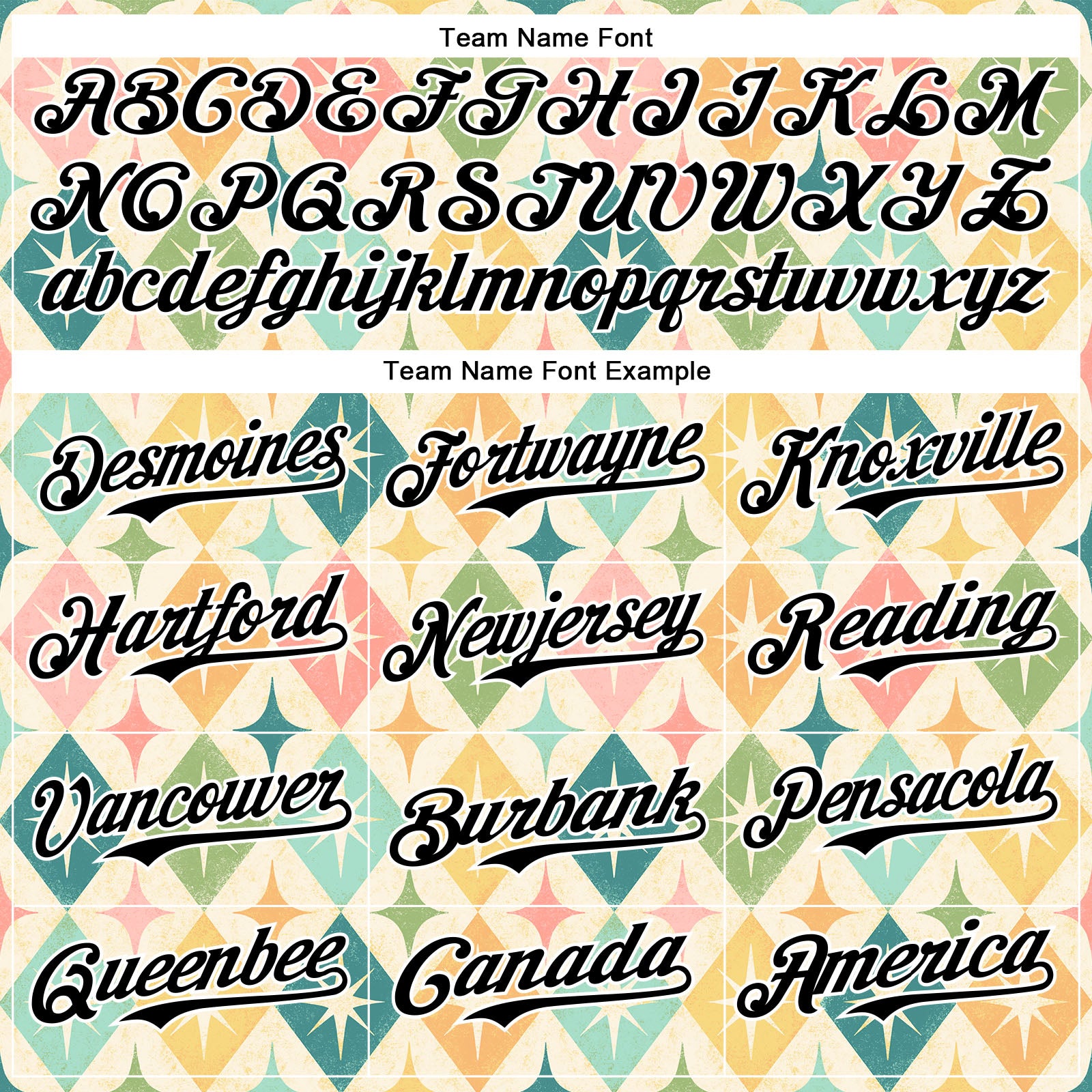 Custom Cream Black-White 3D Emi Bee Harlequin Starbursts Authentic Baseball Jersey