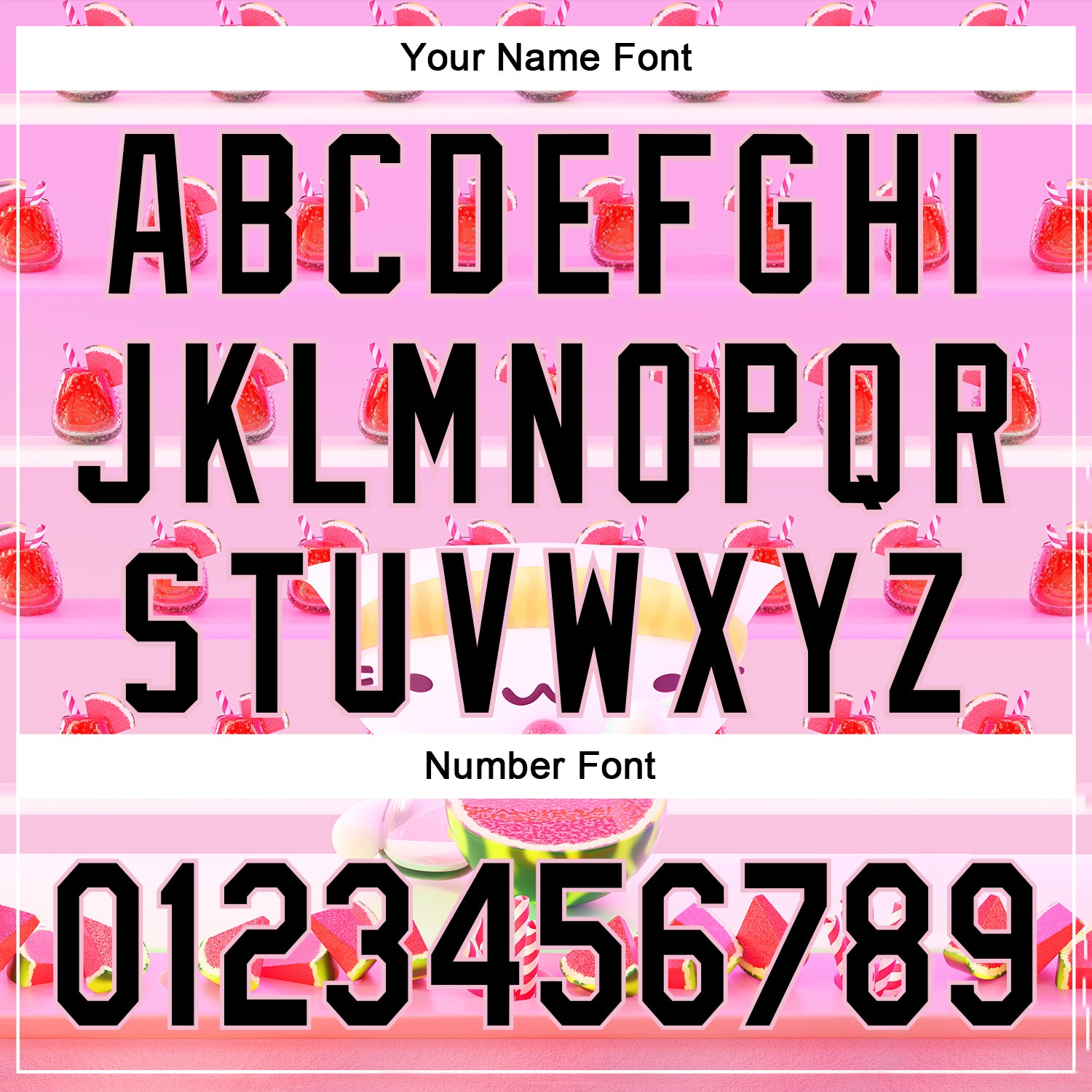 Custom Pink Black-Light Pink 3D Cindy Suen Watermelon Smoothies Authentic Baseball Jersey