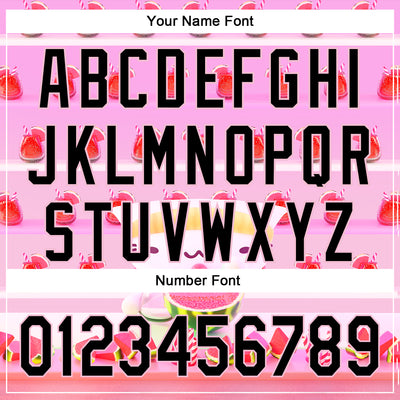 Custom Pink Black-Light Pink 3D Cindy Suen Watermelon Smoothies Authentic Baseball Jersey