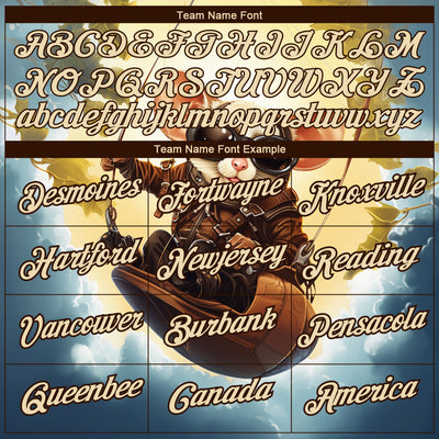 Custom City Cream Brown 3D Pattern Design Extreme Sport Cartoon Animal Possum Hang-gliding Performance T-Shirt