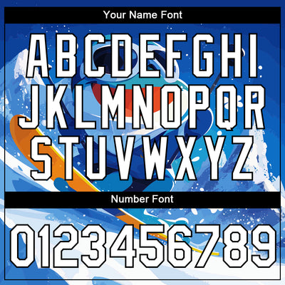 Custom Royal White-Black 3D Pattern Design Extreme Sport Cartoon Animal Frog Skiing Performance T-Shirt