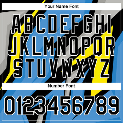 Custom Black White 3D Esports Performance T-Shirt