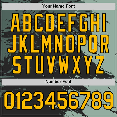 Custom Black Gold 3D Esports Performance T-Shirt