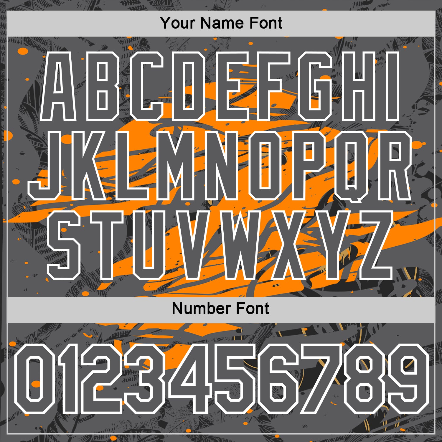 Custom Black Steel Gray-Bay Orange 3D Esports Performance T-Shirt