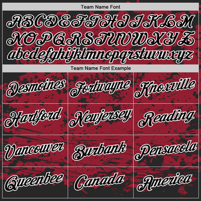 Custom Black Cardinal-White 3D Esports Performance T-Shirt