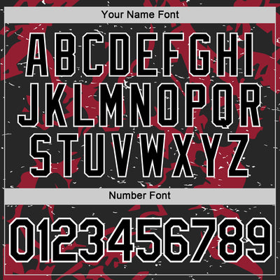 Custom Black Cardinal-White 3D Esports Performance T-Shirt