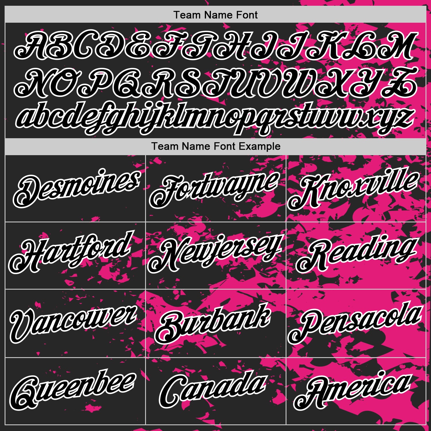 Custom Black Hot Pink-White 3D Esports Performance T-Shirt