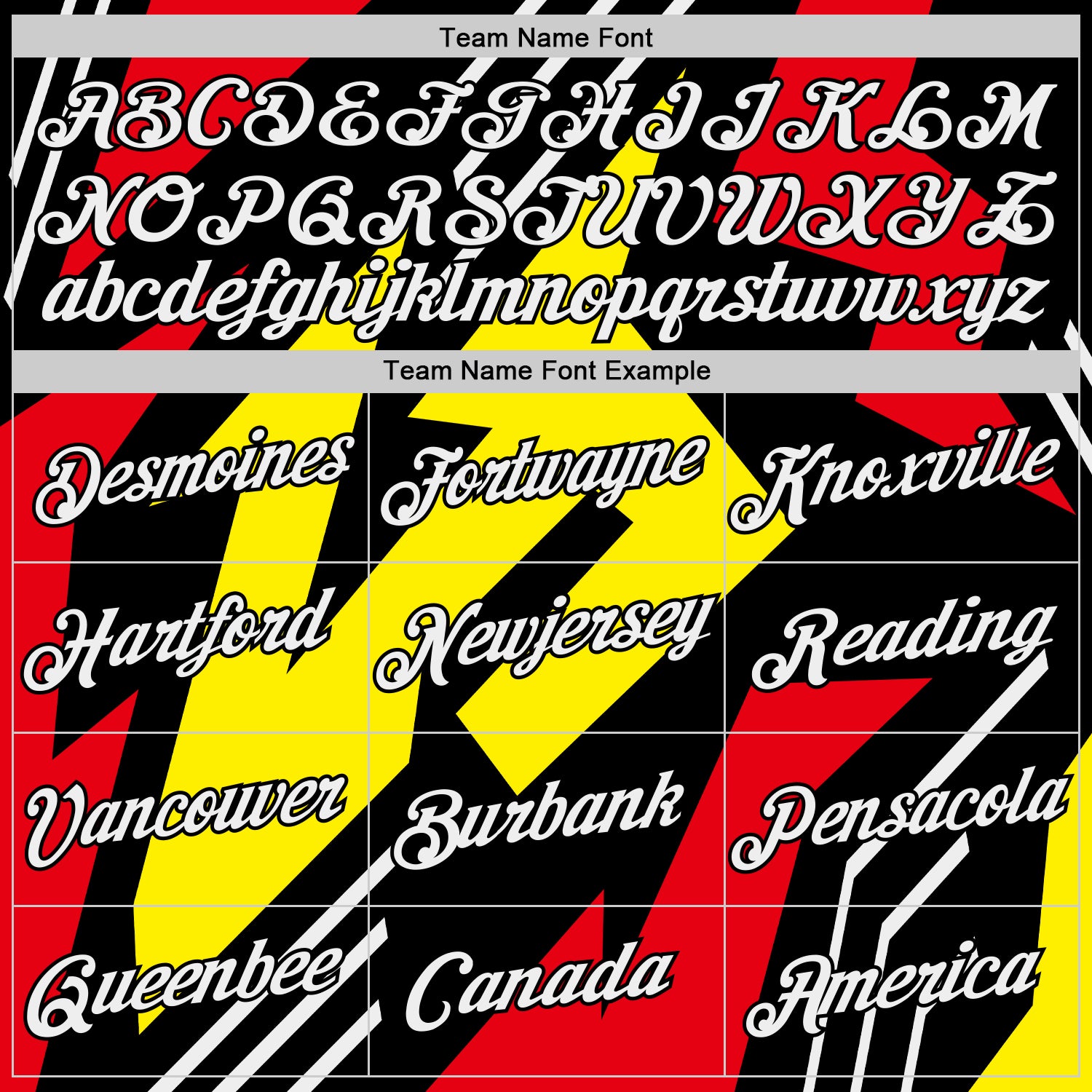 Custom Black Light Yellow-Fire Red 3D Esports Performance T-Shirt