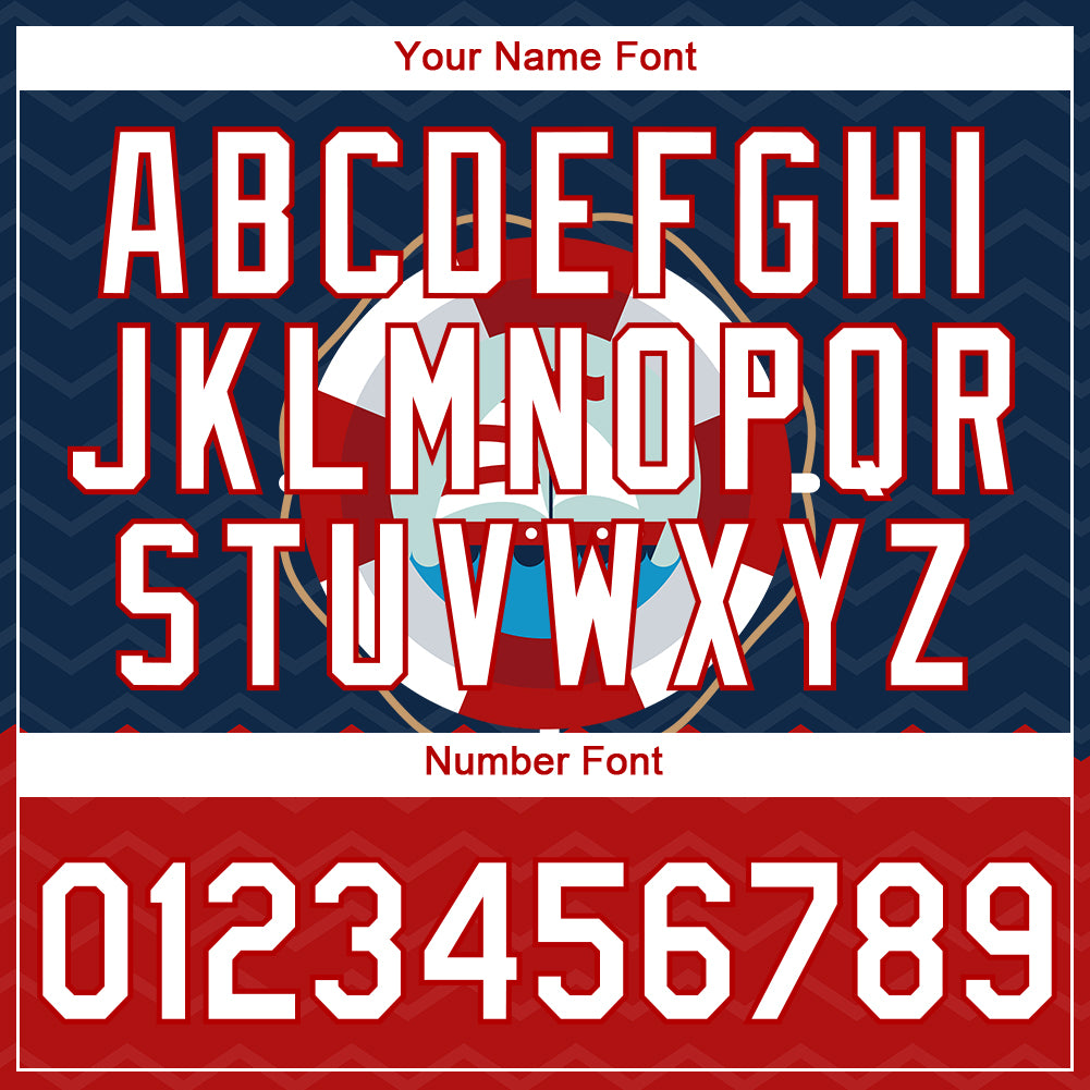 Custom Navy White-Red 3D Pattern Design Sailing Ship Columbus Day Performance T-Shirt