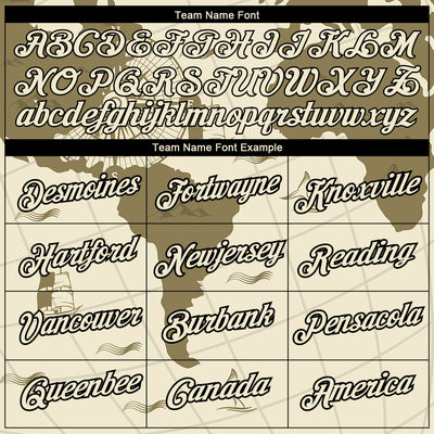 Custom City Cream Black 3D Pattern Design Sailing Ship Compass Columbus Day Performance T-Shirt