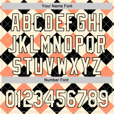 Custom Cream Black 3D Pattern Design Father's Day Mustache Authentic Baseball Jersey