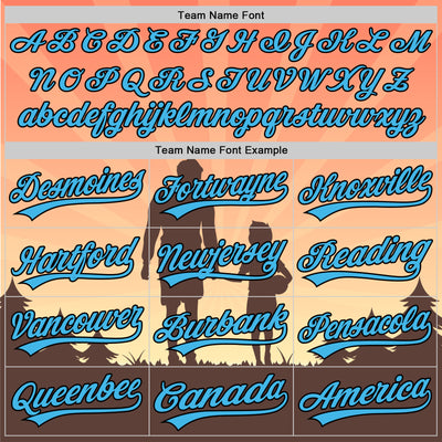 Custom Medium Pink Sky Blue-Black 3D Pattern Design Father's Day Family Love Authentic Baseball Jersey