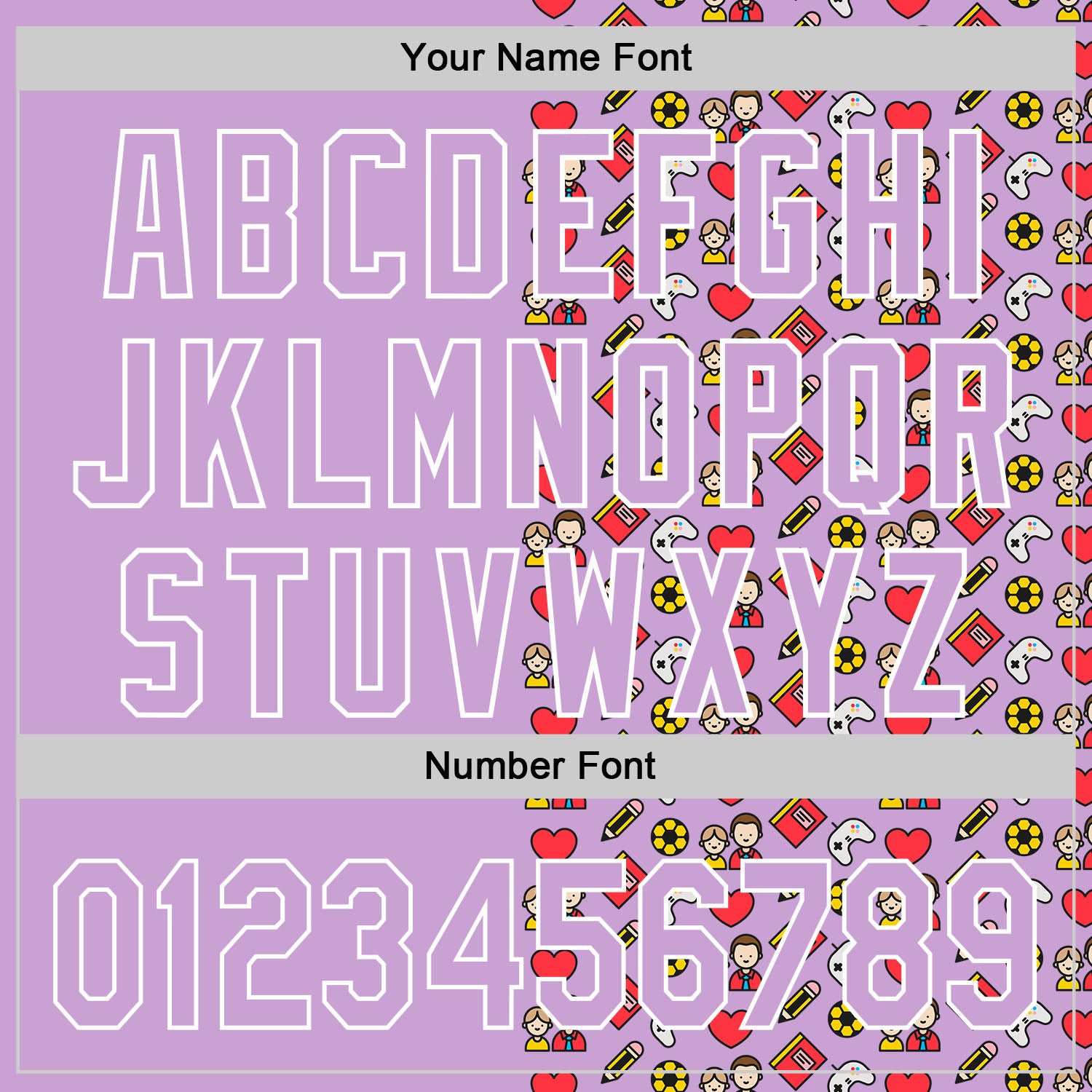 Custom Light Purple White 3D Pattern Design Father's Day Family Love Authentic Baseball Jersey