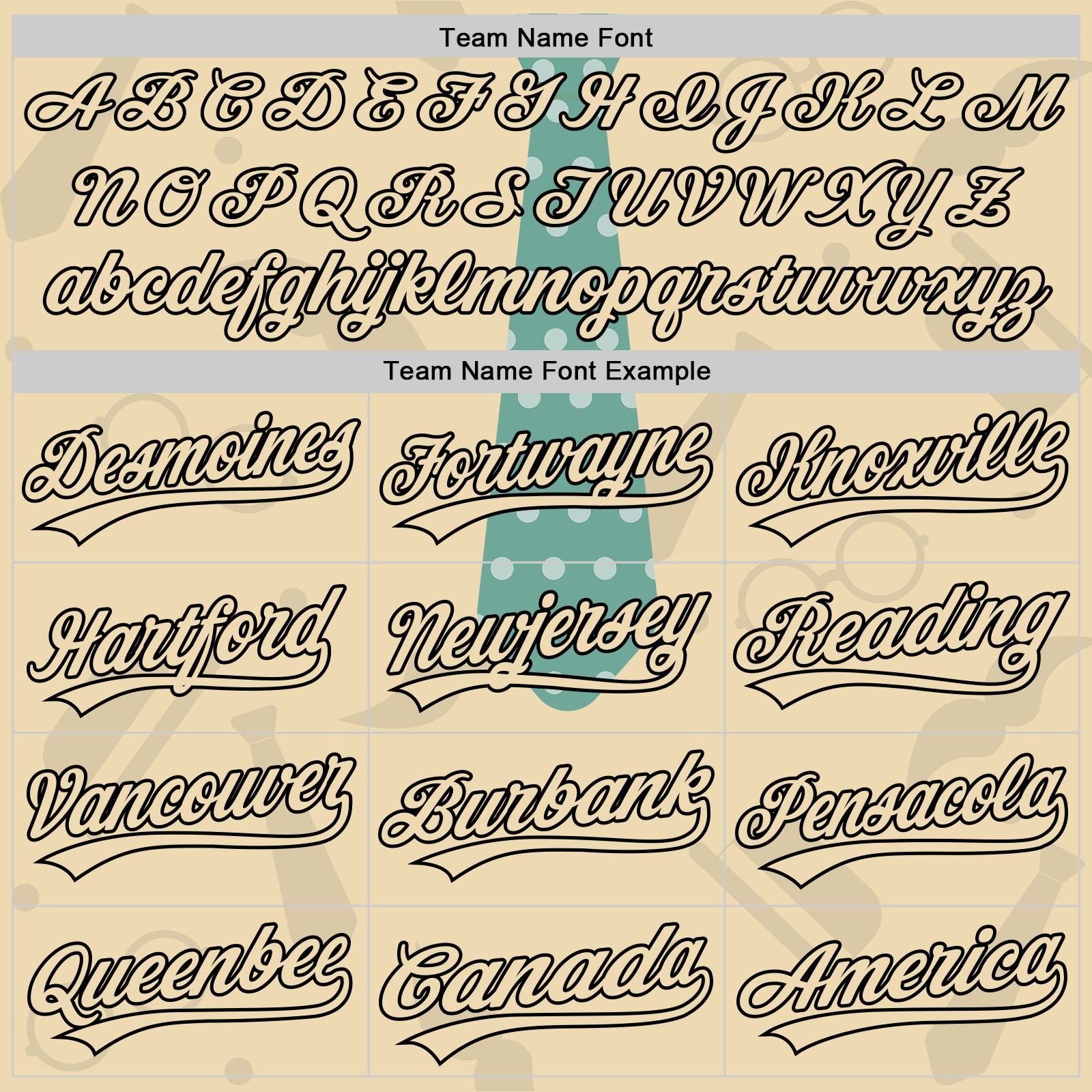 Custom Cream Black 3D Pattern Design Father's Day Tie Authentic Baseball Jersey