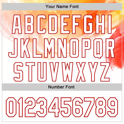 Custom White Red 3D Pattern Design Mother's Day Family Love Authentic Baseball Jersey