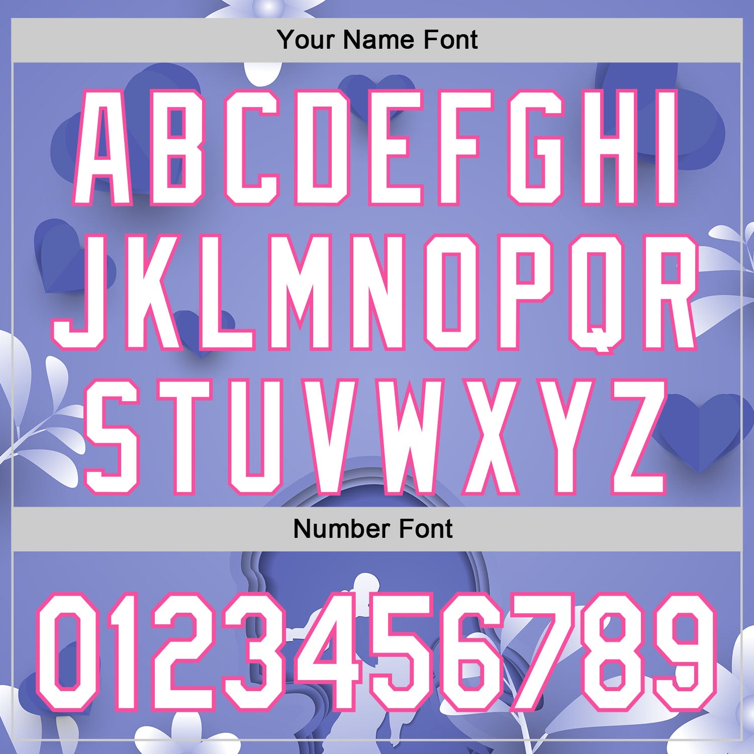 Custom Light Purple White-Pink 3D Pattern Design Mother's Day Family Love Authentic Baseball Jersey