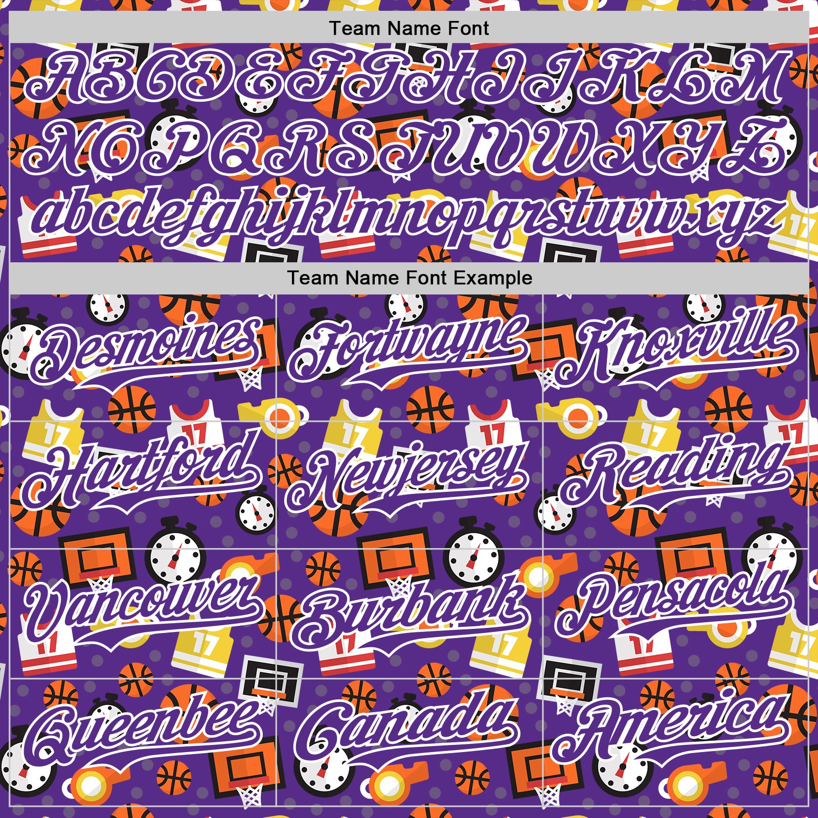 Custom Purple White Comic Doodle Ballgame 3D Pattern Design Authentic Baseball Jersey