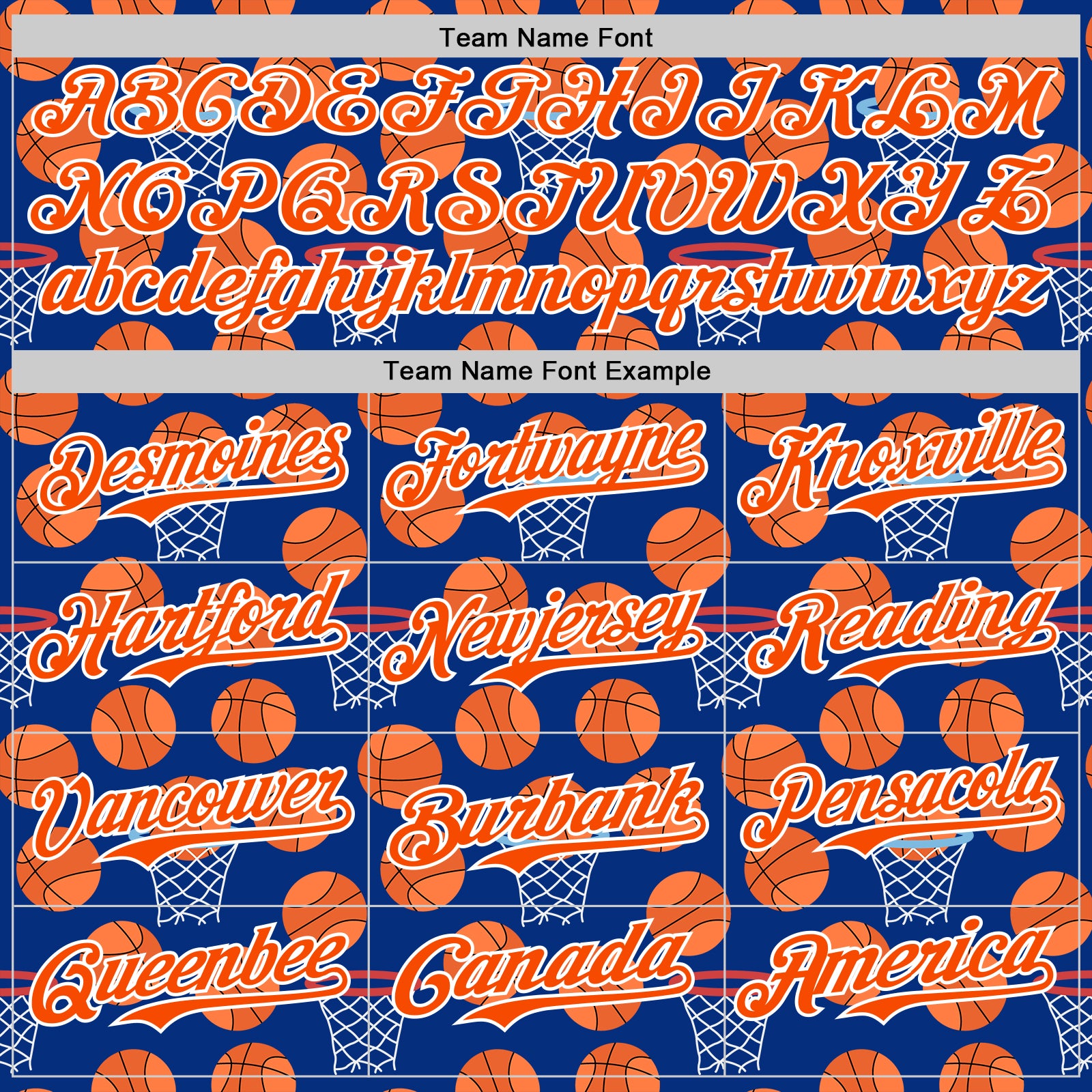 Custom Royal Orange-White Comic Doodle Ballgame 3D Pattern Design Authentic Baseball Jersey
